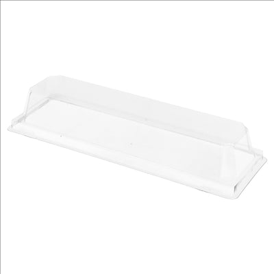 COUVERCLES POUR RÉFÉRENCE 224.89  3,7 (h) CM TRANSPARENT PET (1000 UNITÉS)