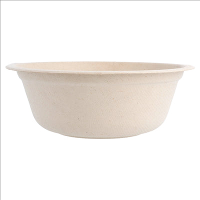 BOLS 'BIONIC' 500 ML Ø 15,5x5,4 CM NATUREL BAGASSE (600 UNITÉS)