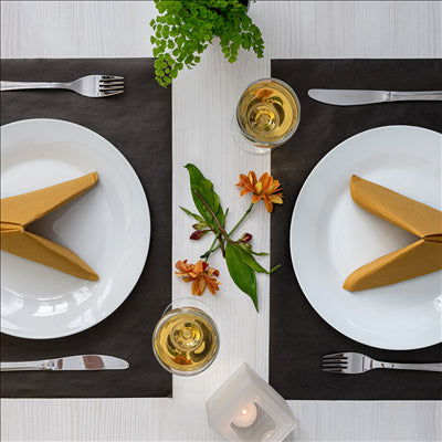 SETS DE TABLE  60 G/M2 31x43 CM NOIR KRAFT VERGÉ (2000 UNITÉS)