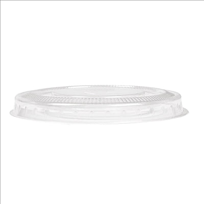 COUVERCLES PLATS À CROIX POUR 223.99  Ø 7,8x0,8 CM TRANSPARENT PLA (1250 UNITÉS)