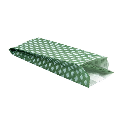 ÉTUIS POUR COUVERTS 'PARK AVENUE' 32 G/M2 7+4x26 CM VERT PRAIRIE CELLULOSE (500 UNITÉS)