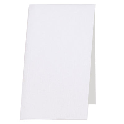 SERVIETTES ESSUIE-MAINS FLUSHABLES  50 G/M2 30x40 CM BLANC CELLULOSE (900 UNITÉS)