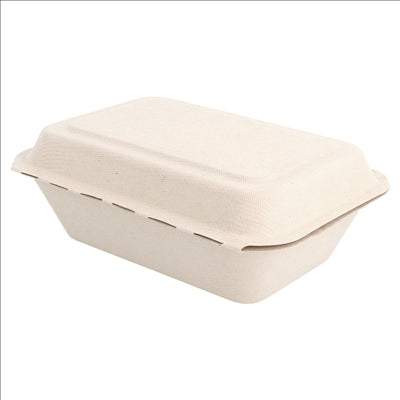 COQUILLES 'BIONIC' 600 ML 13,6x18,2x6,4 CM NATUREL BAGASSE (1000 UNITÉS)