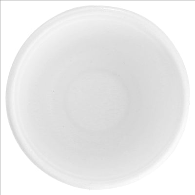 POTS 'BIONIC' 140 ML Ø 7,7x5,3 CM BLANC BAGASSE (1000 UNITÉS)