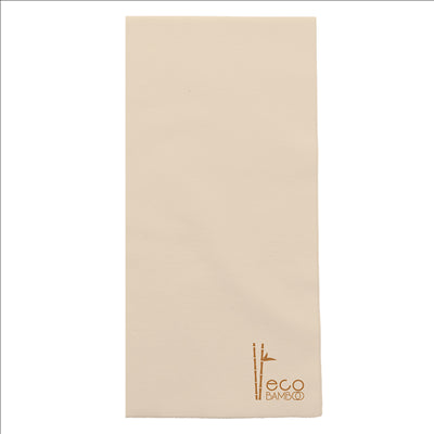 SERVIETTES P.1/8 'ECO-BAMBOO' 70 G/M2 40x40 CM NATUREL BAMBOU (600 UNITÉS)