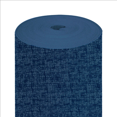 NAPPE EN ROULEAU 'JAZZ' 55 G/M2 1,20x50 M BLEU MARINE AIRLAID (1 UNITÉ)