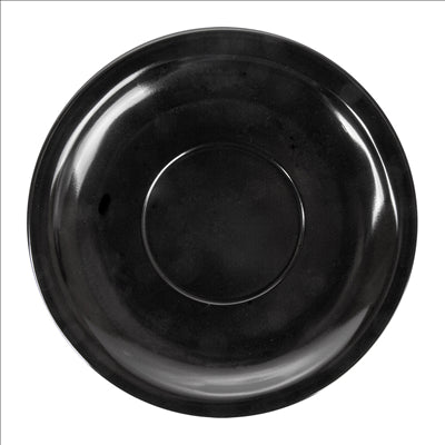 SOUCOUPES CAFÉ 'ASAMI WARE'  Ø 13,8 CM NOIR MÉLAMINE (12 UNITÉS)