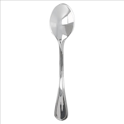 CUILLÈRES À MOKA 'MARLENE'  10 CM ARGENTE ACIER (12 UNITÉS)
