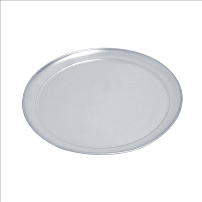 ASSIETTE À PIZZA PLATE  Ø 33 CM ARGENTE ALUMINIUM (1 UNITÉ)