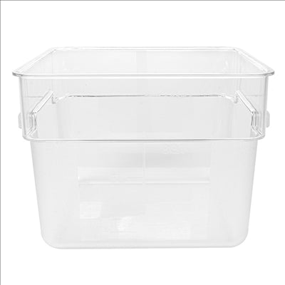 BAC ALIMENTAIRE 12 L 28,5x28,5x21 CM TRANSPARENT POLYCARBONATE (1 UNITÉ)
