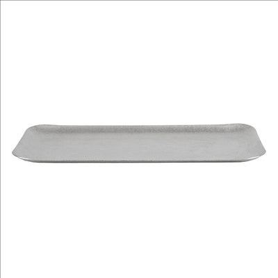 PLATEAUX RECTANGULAIRES 'ARTINOX'  22x9,5x0,8 CM ARGENTE INOX (10 UNITÉS)