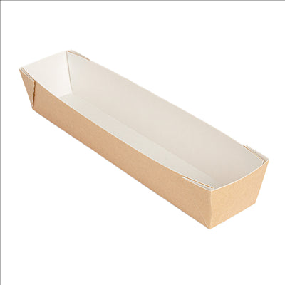 BOÎTES 'THEPACK' 240 G/M2 7x30x5 CM NATUREL CARTON ONDULÉ NANO-MICRO (200 UNITÉS)