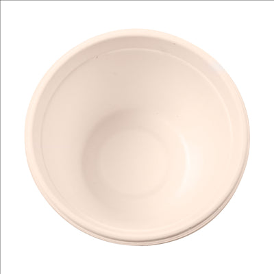 POTS 'BIONIC' 360 ML Ø 11,6x6,3 CM NATUREL BAGASSE (500 UNITÉS)