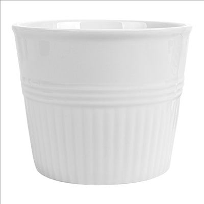 GOBELETS POUR FRITURES  Ø10,3x9 CM BLANC PORCELAINE (6 UNITÉS)