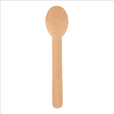 CUILLÈRES 'PAPER CUTLERY' 960 G/M2 15,8 CM NATUREL PAPIER (50 UNITÉS)