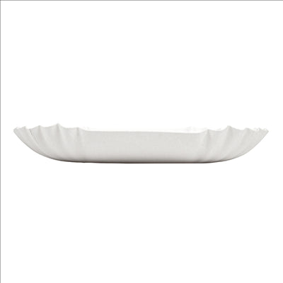 PLATEAUX  300 G/M2 15x12x2 CM BLANC CARTON (2000 UNITÉS)