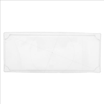 COUVERCLES POUR RÉFÉRENCE 224.90  3,7 (h) CM TRANSPARENT PET (1000 UNITÉS)