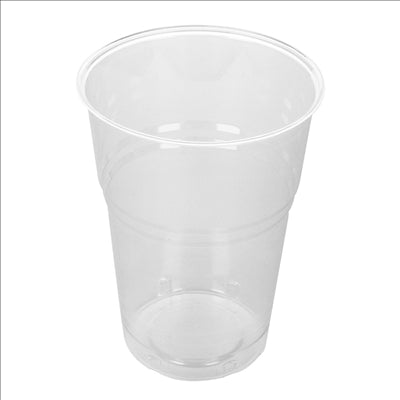 POTS COMPOSTABLES 575 ML Ø 9,5x13 CM TRANSPARENT PLA (800 UNITÉS)