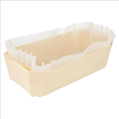 100 U. BARQUETTES BOIS + MOULES SILICONÉS 1450 ML 23x13x7 CM NATUREL BOIS (100 UNITÉS)