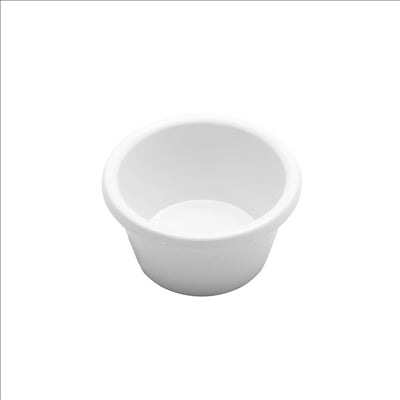 POTS 'ASAMI WARE' 45 ML Ø 6x3,6 CM BLANC MÉLAMINE (12 UNITÉS)