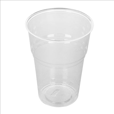 POTS COMPOSTABLES 400 ML Ø 8,5x11,2 CM TRANSPARENT PLA (1000 UNITÉS)