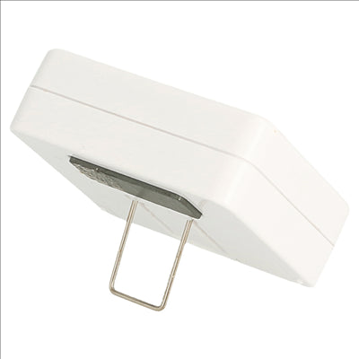 TEMPORISATEUR ÉLECTRIQUE 60'  6x5,5x2 CM BLANC PLASTIQUE (1 UNITÉ)