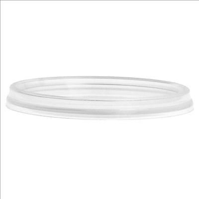 COUVERCLES POUR RÉCIPIENTS INVIOLABLES REFS. 220.82/220.83 30/50 ML Ø 4,8 TRANSPARENT PP (2700 UNITÉS)