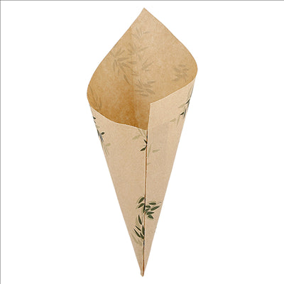 SACHETS EN POINTE PFAS FREE 'FEEL GREEN' 100 G 60 G/M2 24x17 CM NATUREL PARCH.INGRAISSABLE (2000 UNITÉS)