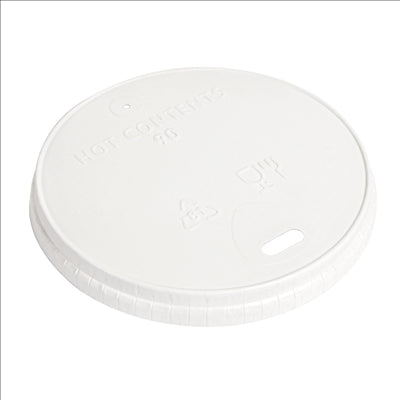 COUVERCLES POUR GOBELETS  310 G/M2 Ø 9 CM BLANC CARTON (1000 UNITÉS)