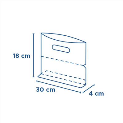 RÉCIPIENTS AVEC BASE ET POIGNÉES 'TURTLE PACK' 50 G/M2 + 15 PP 30+4x18 CM BLANC KRAFT (50 UNITÉS)