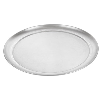 ASSIETTE À PIZZA PLATE  Ø 28 CM ARGENTE ALUMINIUM (1 UNITÉ)