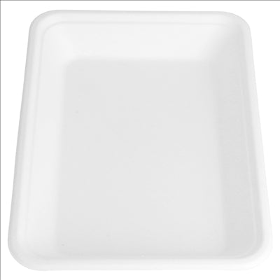 BARQUETTES 'BIONIC' 350 ML 19,6x14,7x2,7 CM BLANC BAGASSE (1000 UNITÉS)