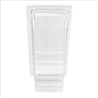 BOÎTES TRIANGULAIRES SANDWICH STANDARD  11x11x5,5 CM TRANSPARENT RPET (600 UNITÉS)