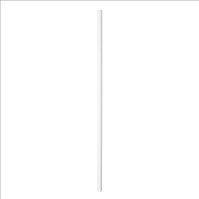 PAILLES DROITES 'PAPER'  Ø0,60x20 CM BLANC PAPIER (3000 UNITÉS)
