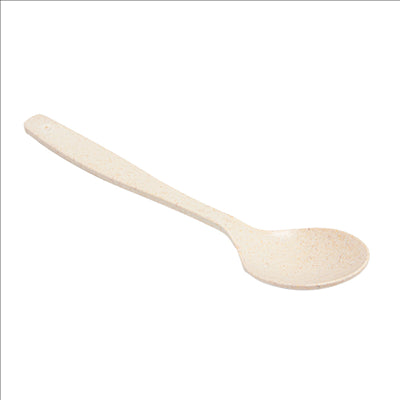CUILLÈRES 'PREMIUM'  17,3 CM IVOIRE FIBRE DE BOIS (80 UNITÉS)