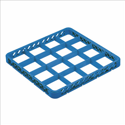 SUPPLÉMENT CASIER DE 16 COMPARTIMENTS  50x50x4,5 CM BLEU PP (1 UNITÉ)