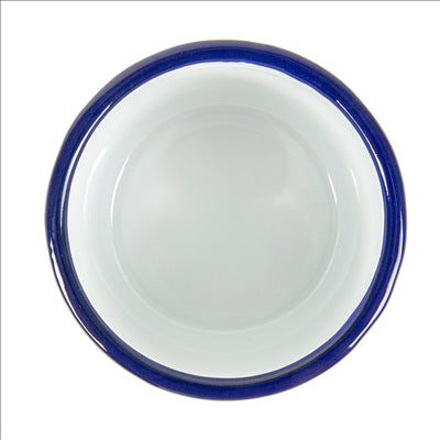 BOLS 'ENAMELWARE' 700 ML Ø 10x10 CM BLANC FER ÉMAILLÉ (6 UNITÉS)