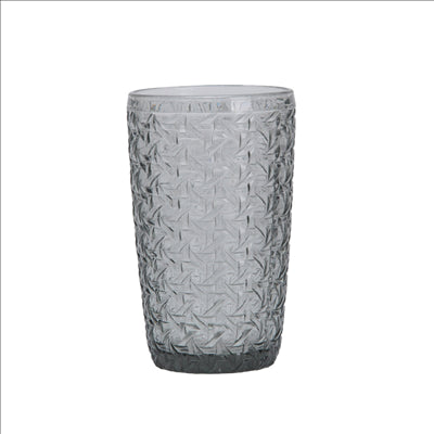 GOBELETS 'WAKI GLASS' 380 ML Ø8x13 CM GRIS VERRE (6 UNITÉS)