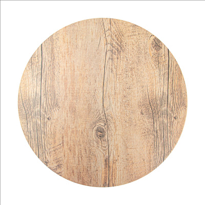 PLATEAUX RONDS 'ASAMI WARE'  Ø 33 x 0,4 CM COMPARAISON BOIS MÉLAMINE (3 UNITÉS)