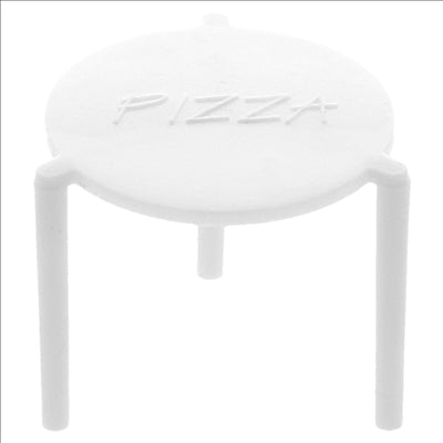 PETITES TABLES PIZZA  Ø 4,5x3,7 CM BLANC PP (2000 UNITÉS)