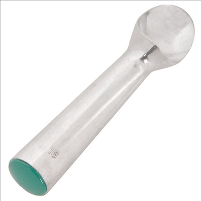 CUILLÈRE SCOOP 16 BOULES/LITRE 74 ML 4,5x17,7 CM VERT ALUMINIUM (1 UNITÉ)