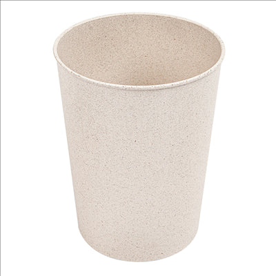 VERRES RÉUTILISABLES 500 ML Ø9/6,9x11,5 CM NATUREL RICE HUSK BIOCOMPOSITE (312 UNITÉS)