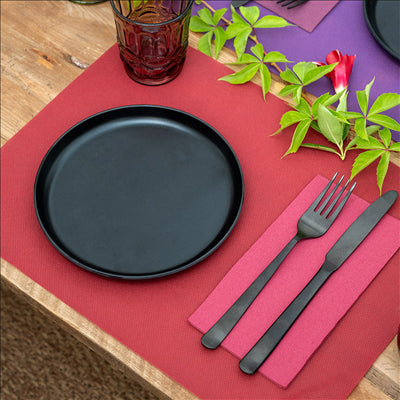 SETS DE TABLE 'SPUNBOND' 60 G/M2 30x40 CM ROUGE PP (800 UNITÉS)