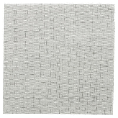 SERVIETTES P. 1/4 'DRY COTTON' 55 G/M2 50x50 CM GRIS AIRLAID (400 UNITÉS)