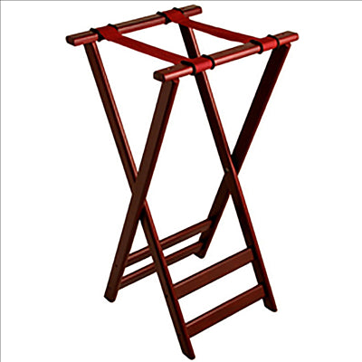 SUPPORT POUR PLATEAUX  43,5x41x82 CM MARRON ROUGEATRE BOIS (1 UNITÉ)