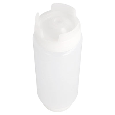 POIRES À SAUCES 360 ML Ø 6,2x16,7 CM TRANSLUCIDE LDPE (24 UNITÉS)