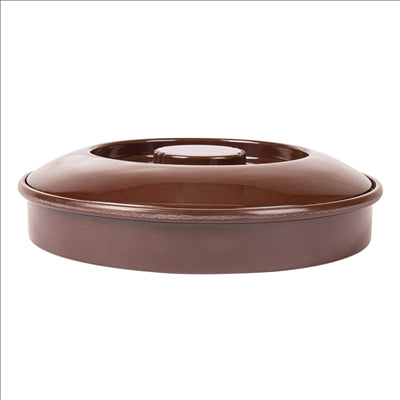 RÉCIPIENTS POUR TORTILLAS 'ASAMI WARE'  Ø 19 CM MARRON MÉLAMINE (1 UNITÉ)