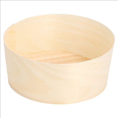 POTS EN FEUILLE DE PEUPLIER 'WOOD'  Ø 5,5x2,2 CM NATUREL BOIS (100 UNITÉS)