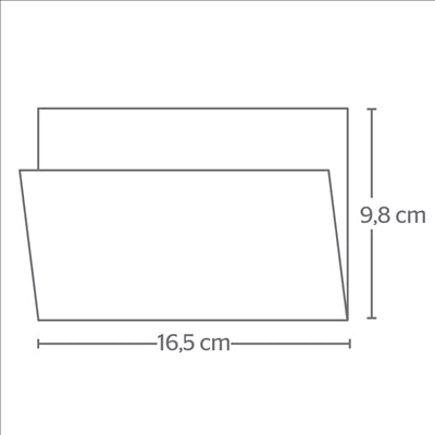 SERV. MASTER SERVIS ECOLABEL 1 PLI 'VOLARE' 23 G/M2 33x33 CM BLANC CELLULOSE (4800 UNITÉS)