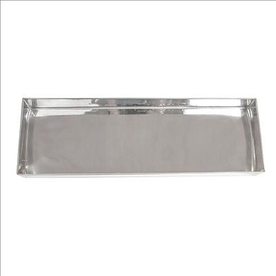 BOÎTE POUR BUFFET 'ARTINOX'  38,3x12,3x4 CM ARGENTE INOX (1 UNITÉ)